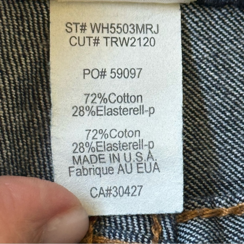 True Religion Joey Flare Denim Jeans Women Dark Blue Y2K USA Dark Blue Jeans 27 - Picture 10 of 11